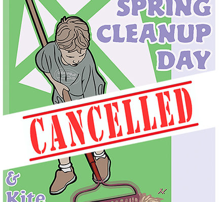 CANCELLED: Spring Cleanup Day & Kite Day Sat May 4, 2019