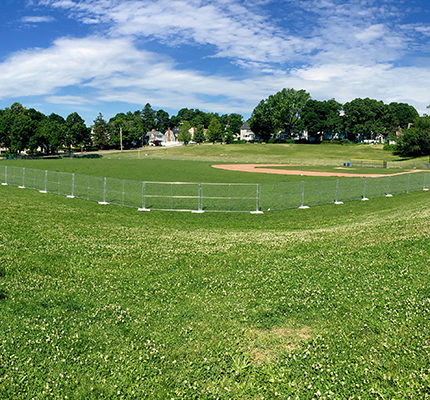 Fence Up at the New Fields (Again) – 4th of July Cancelled