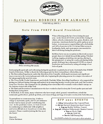 2021  FORFP NEWSLETTER NOW ONLINE