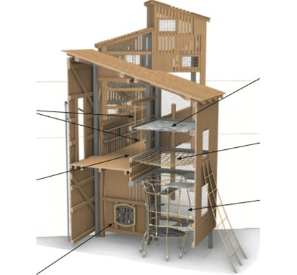 ROBBINS PLAYGROUND DESIGN UPDATE: Adventure Shed and Swing Details