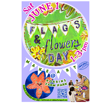 Flags & Flowers Art Day – Sat June 1, 1-3 pm
