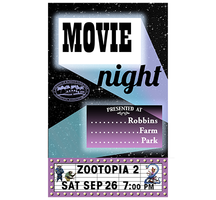 MOVIE NIGHT – ZOOTOPIA 2 — SATURDAY, SEPTEMBER 26TH, 6:30 PM
